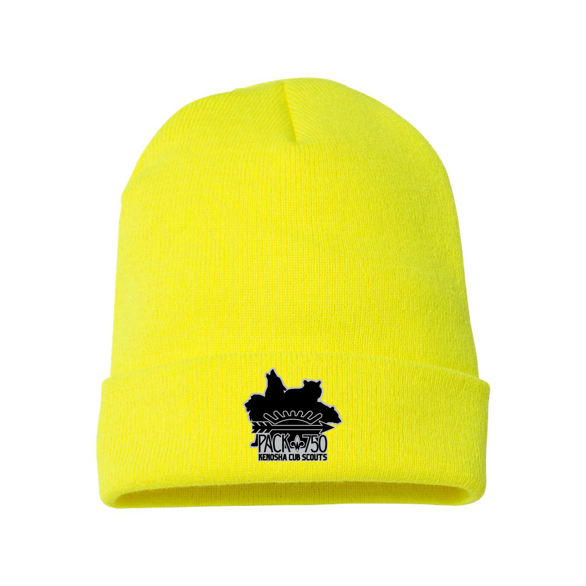 Pack 750 Adult Cuffed Knit Beanie (2 colors)