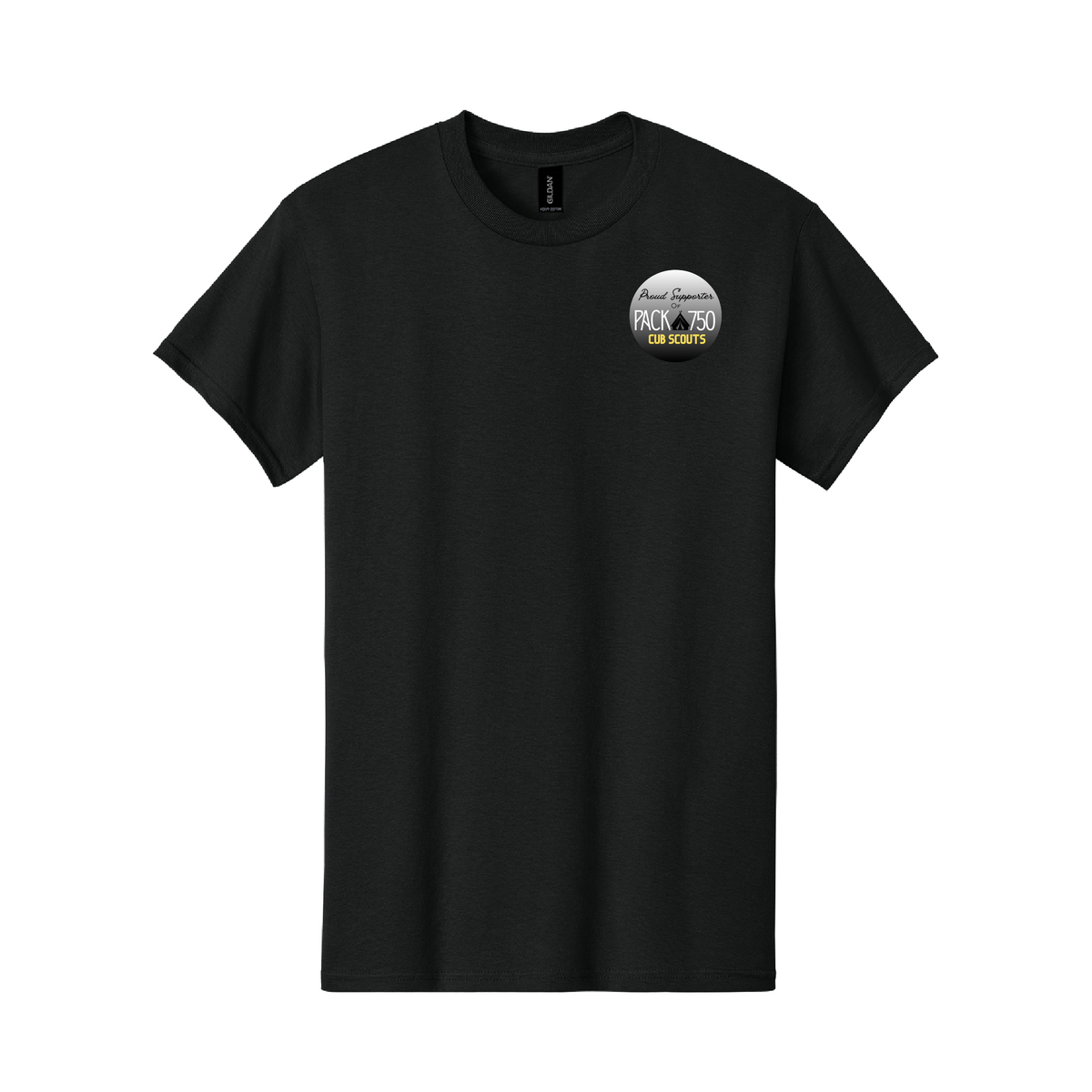 Pack 750 Adult Essential T-Shirt - Proud Supporter (3 colors)