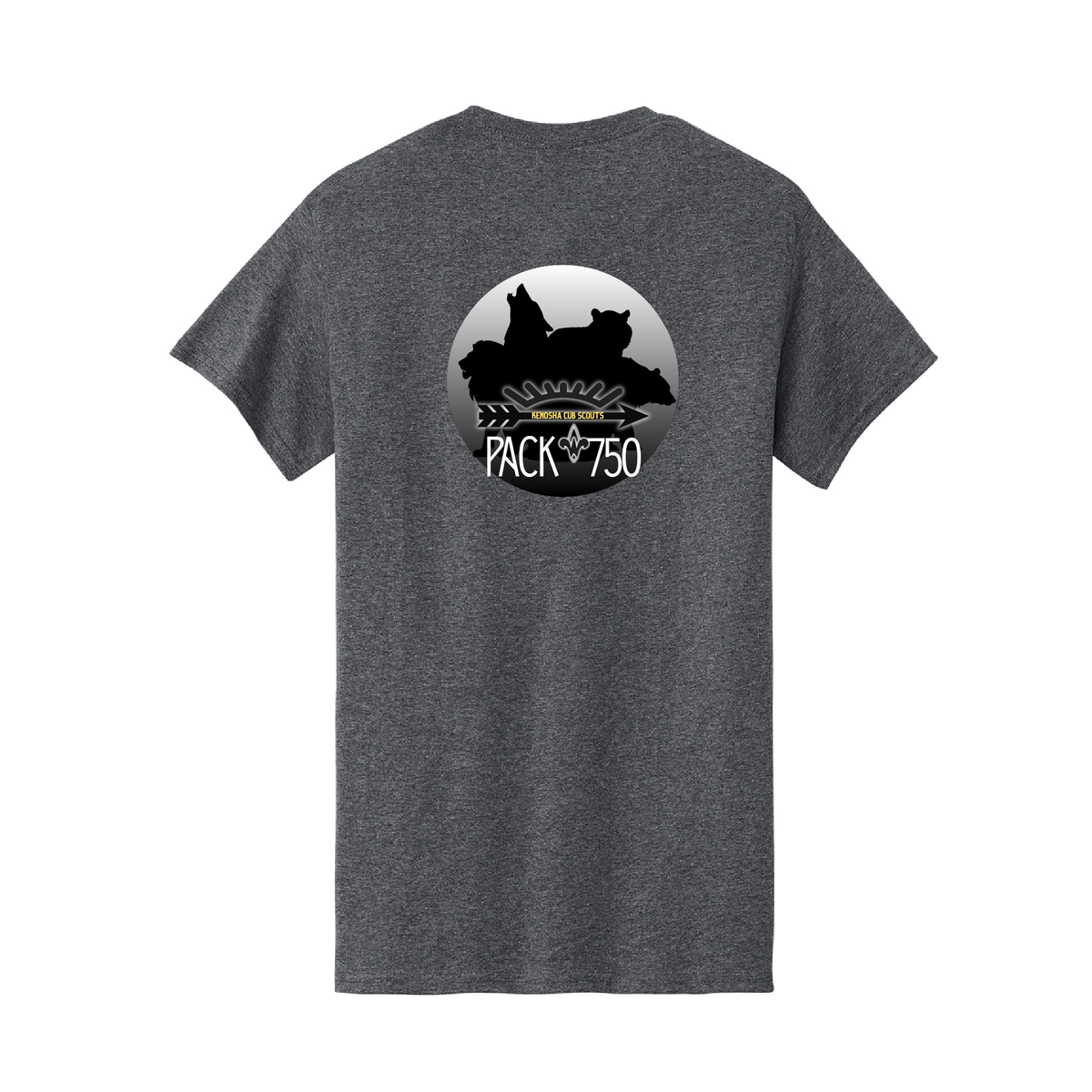 Pack 750 Adult Essential T-Shirt - Proud Supporter (3 colors)