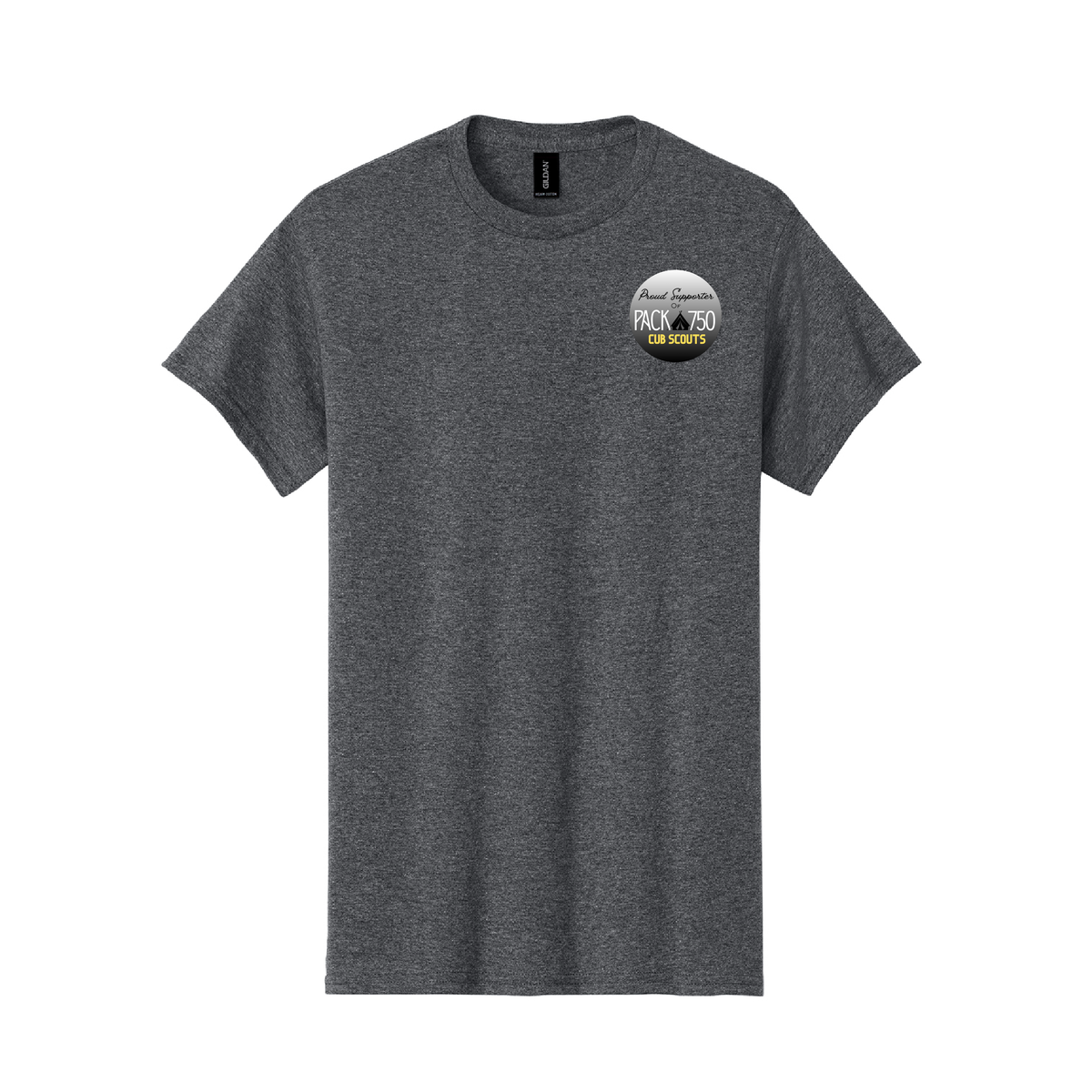 Pack 750 Adult Essential T-Shirt - Proud Supporter (3 colors)
