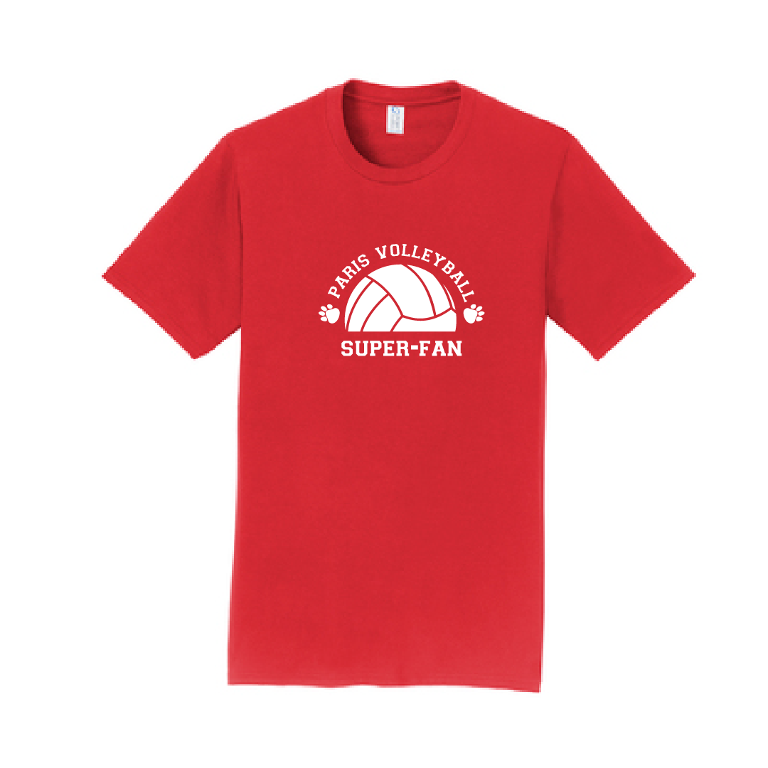 Paris School Adult Volleyball Super Fan T