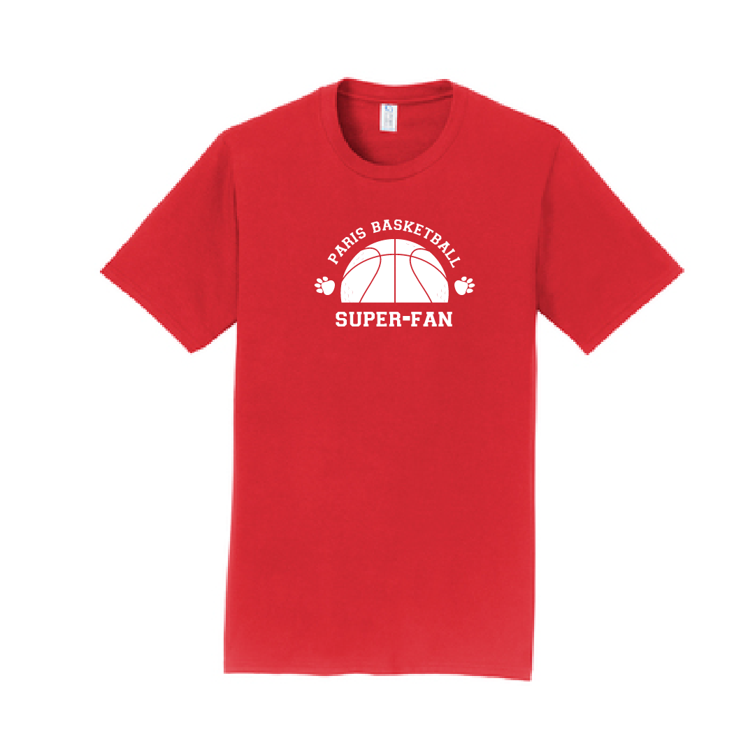 Paris School Adult Basketball Super Fan T