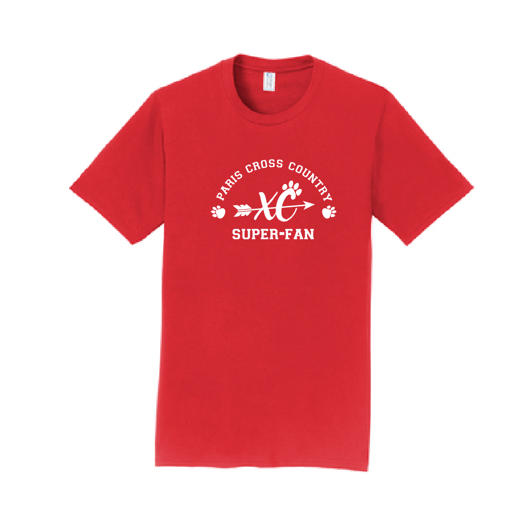 Paris School Adult Cross Country Super Fan T