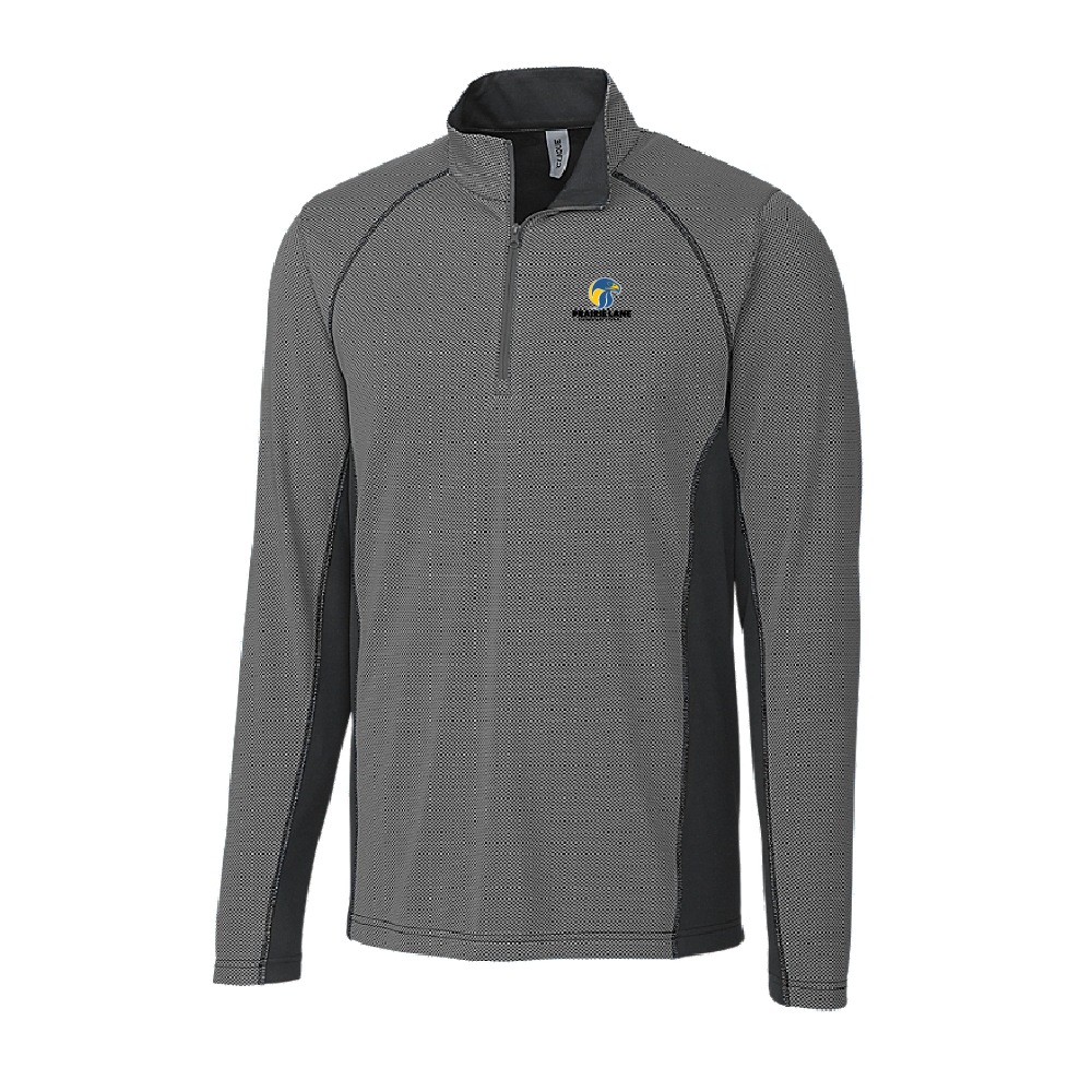 Prairie Lane Adult Half Zip Colorblock Tech Pullover