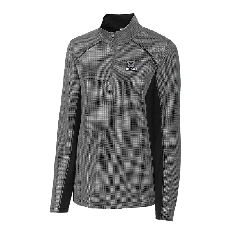 Reuther Ladies Half Zip Colorblock Tech Pullover