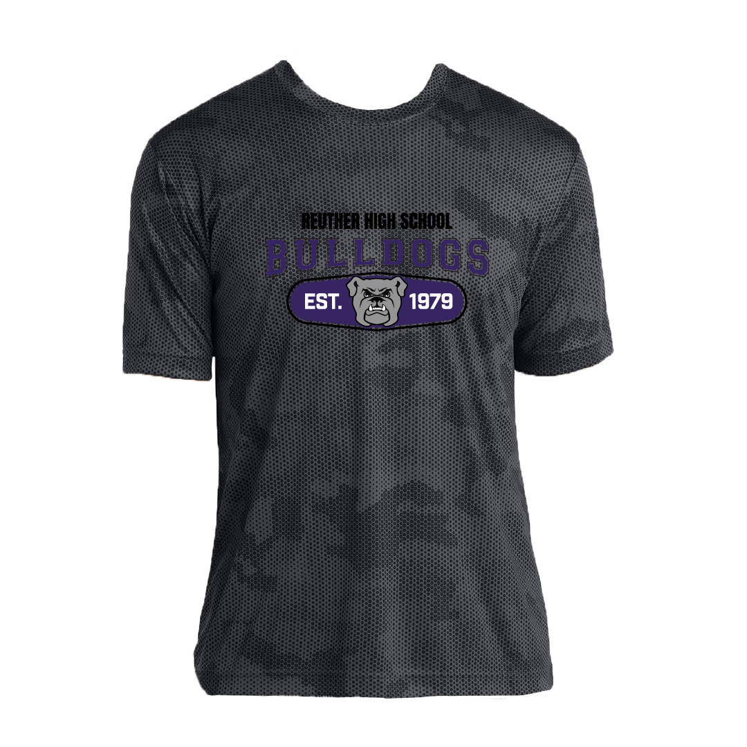 Reuther Bulldogs Original YOUTH CamoHex Tee
