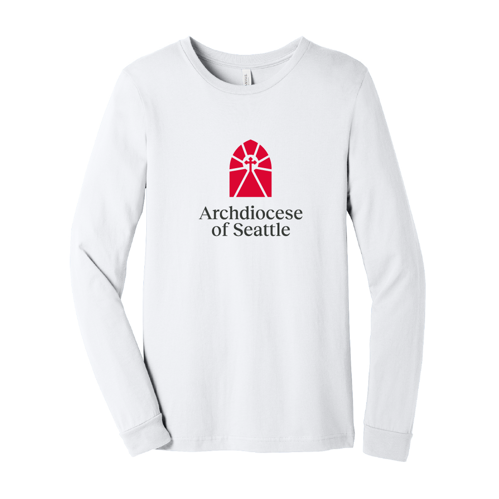 Archdiocese of Seattle Adult Jersey Long Sleeve Tee (4 colors)