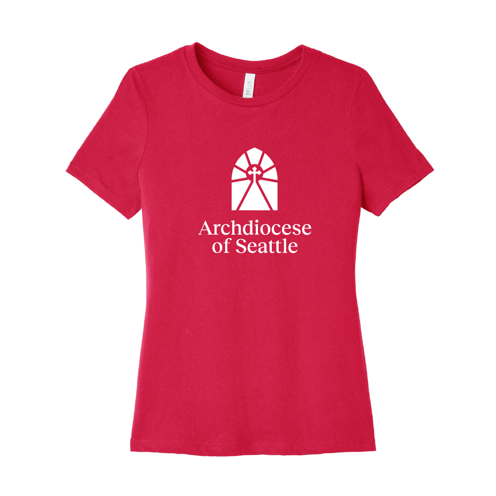 Archdiocese of Seattle Ladies Relaxed Jersey Tee (4 colors)