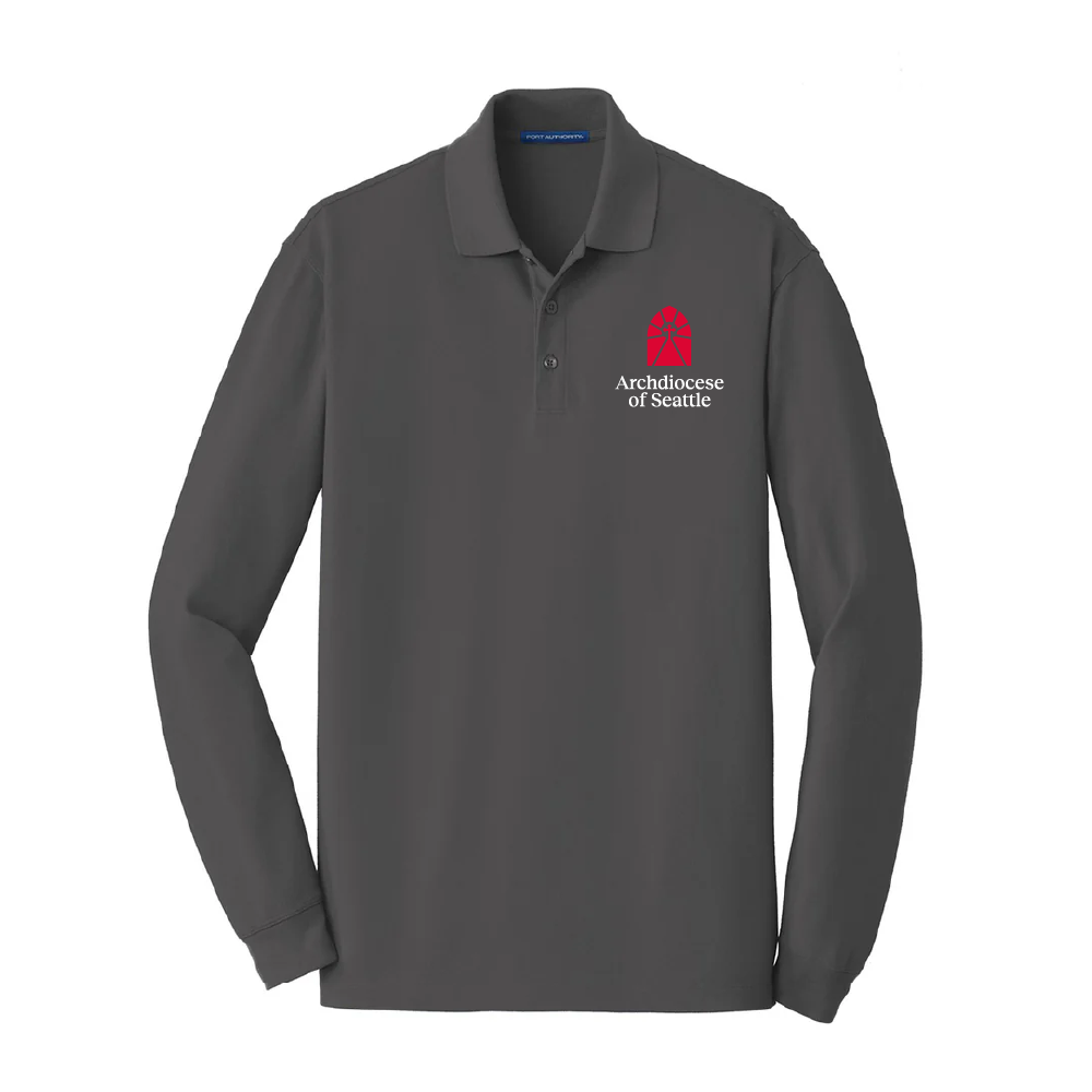 Archdiocese of Seattle Adult EZCotton Long Sleeve Polo