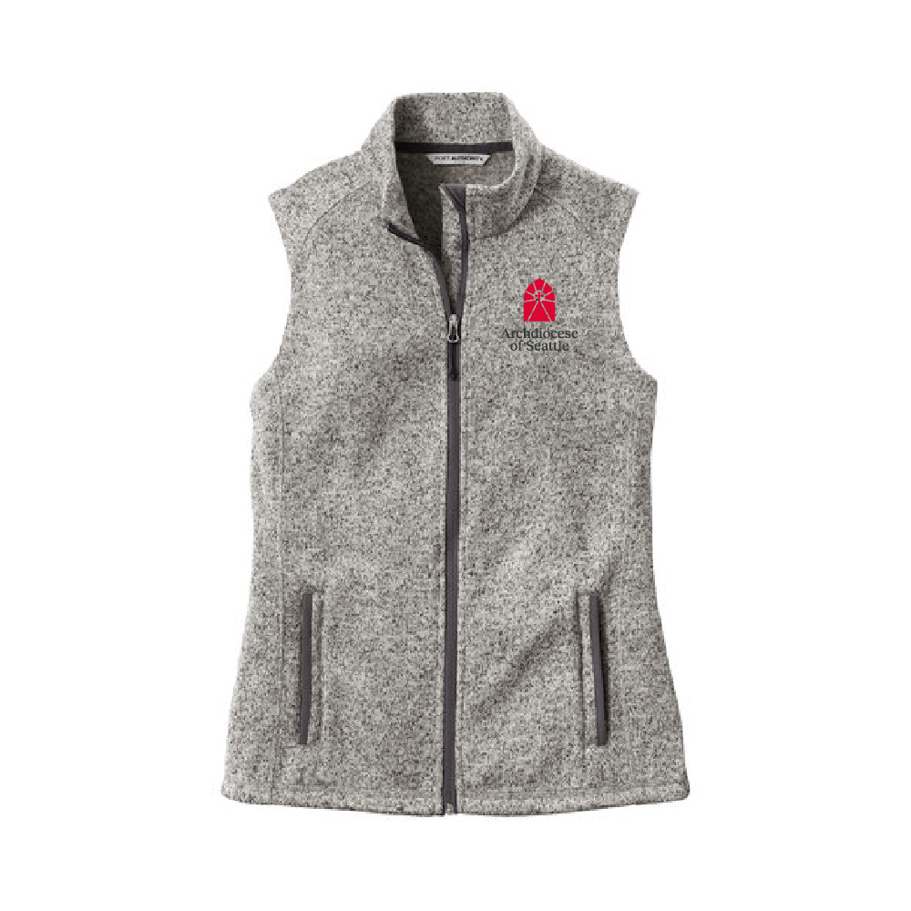 Archdiocese of Seattle Ladies Sweater Fleece Vest