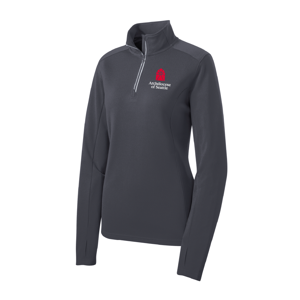 Archdiocese of Seattle Ladies Textured ¼ Zip (2 colors)