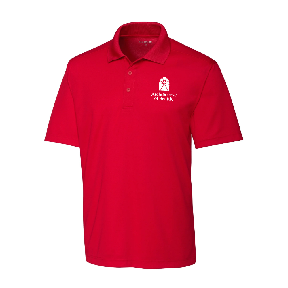 Archdiocese of Seattle Adult Eco Performance Pique Polo (3 colors)