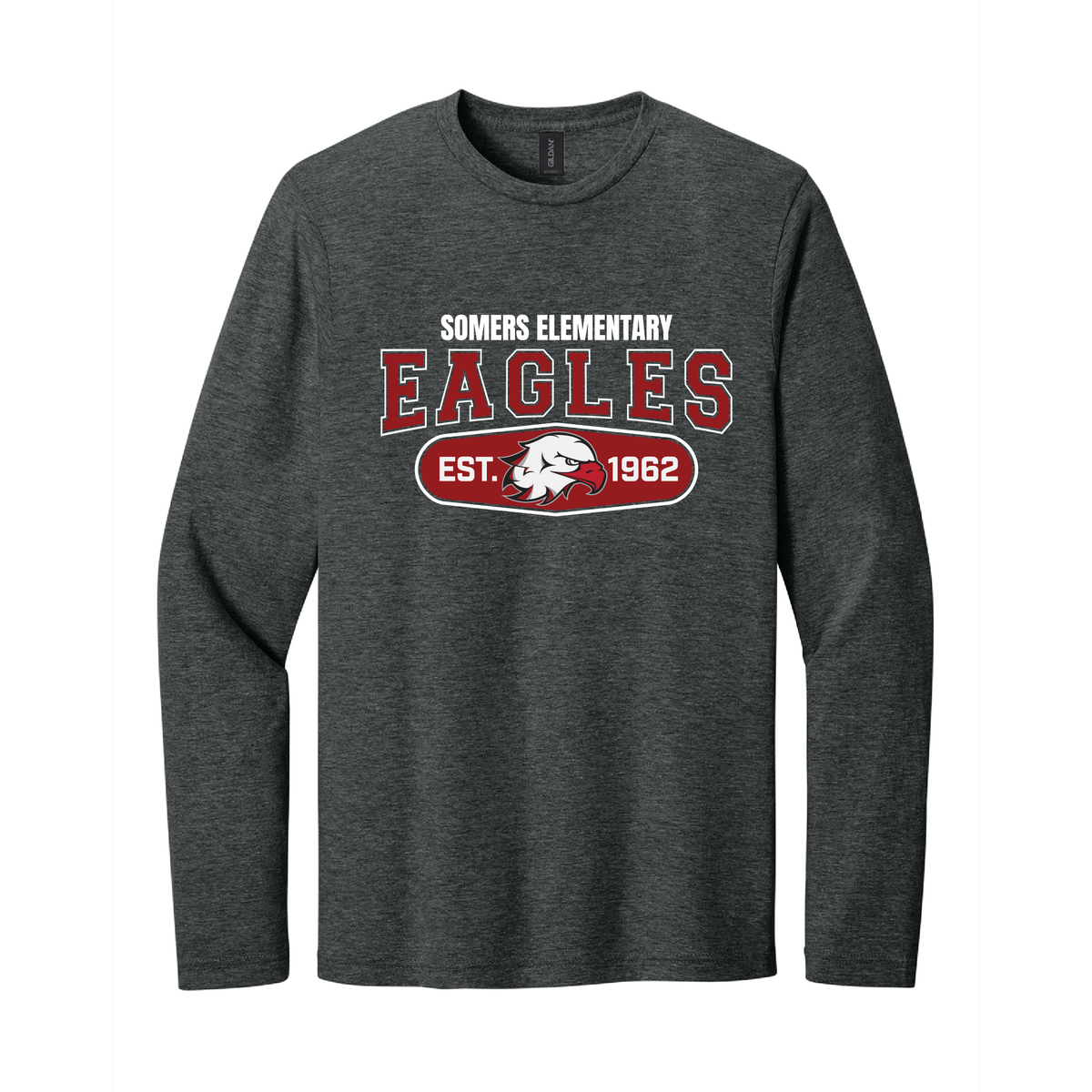 Somers Eagles Original Adult Softstyle Long Sleeve Tee