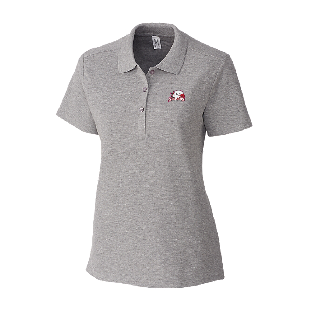 Somers Ladies All Cotton Pique Short Sleeve Polo