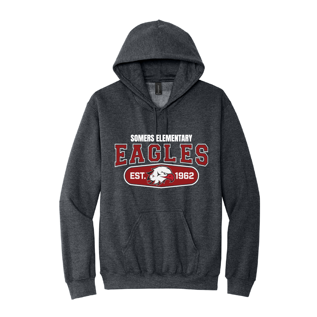 Somers Eagles Original Adult Softstyle Hoodie