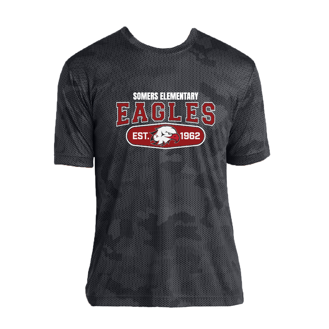 Somers Eagles Original Adult CamoHex Tee
