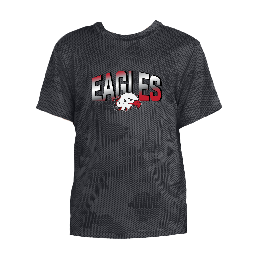 Somers Eagles YOUTH CamoHex Tee