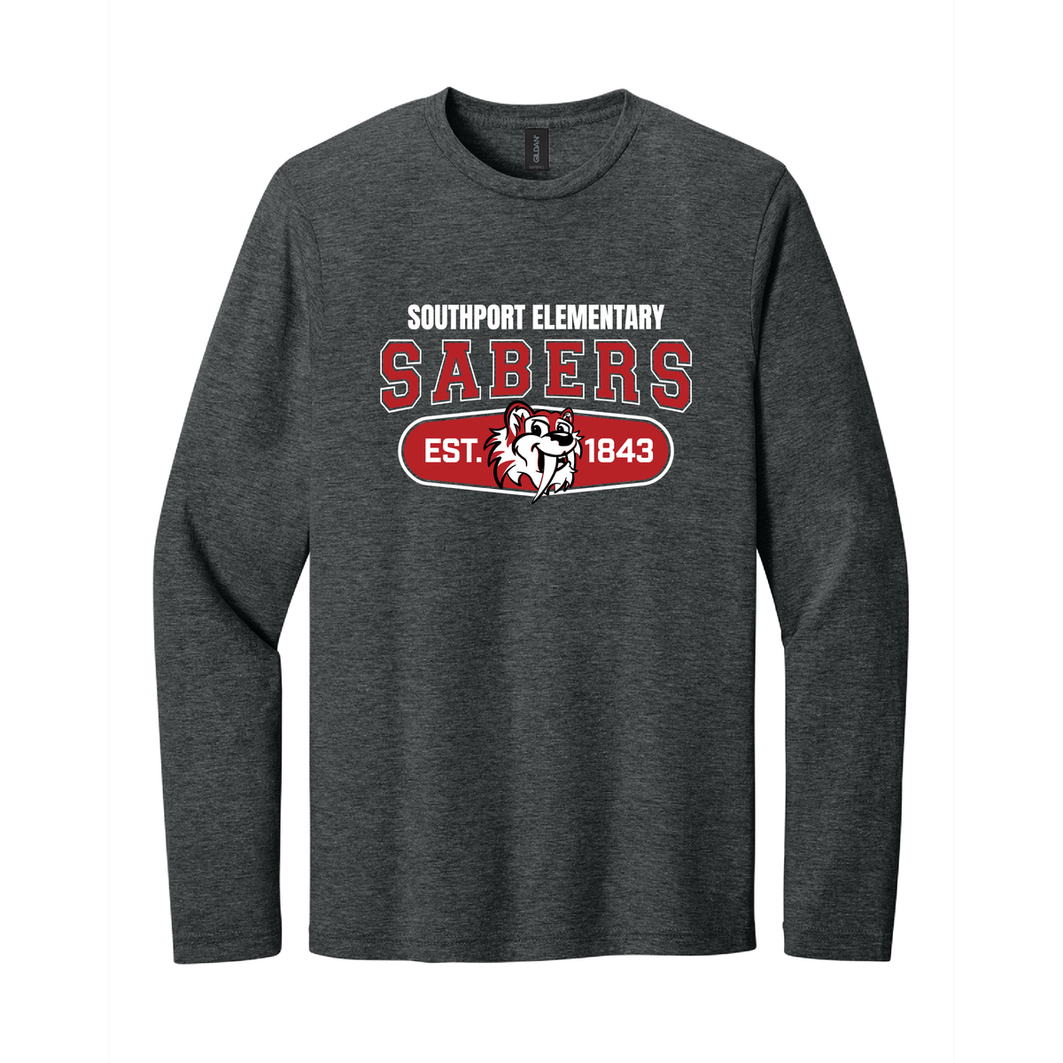 Southport Sabres Original Adult Softstyle Long Sleeve Tee