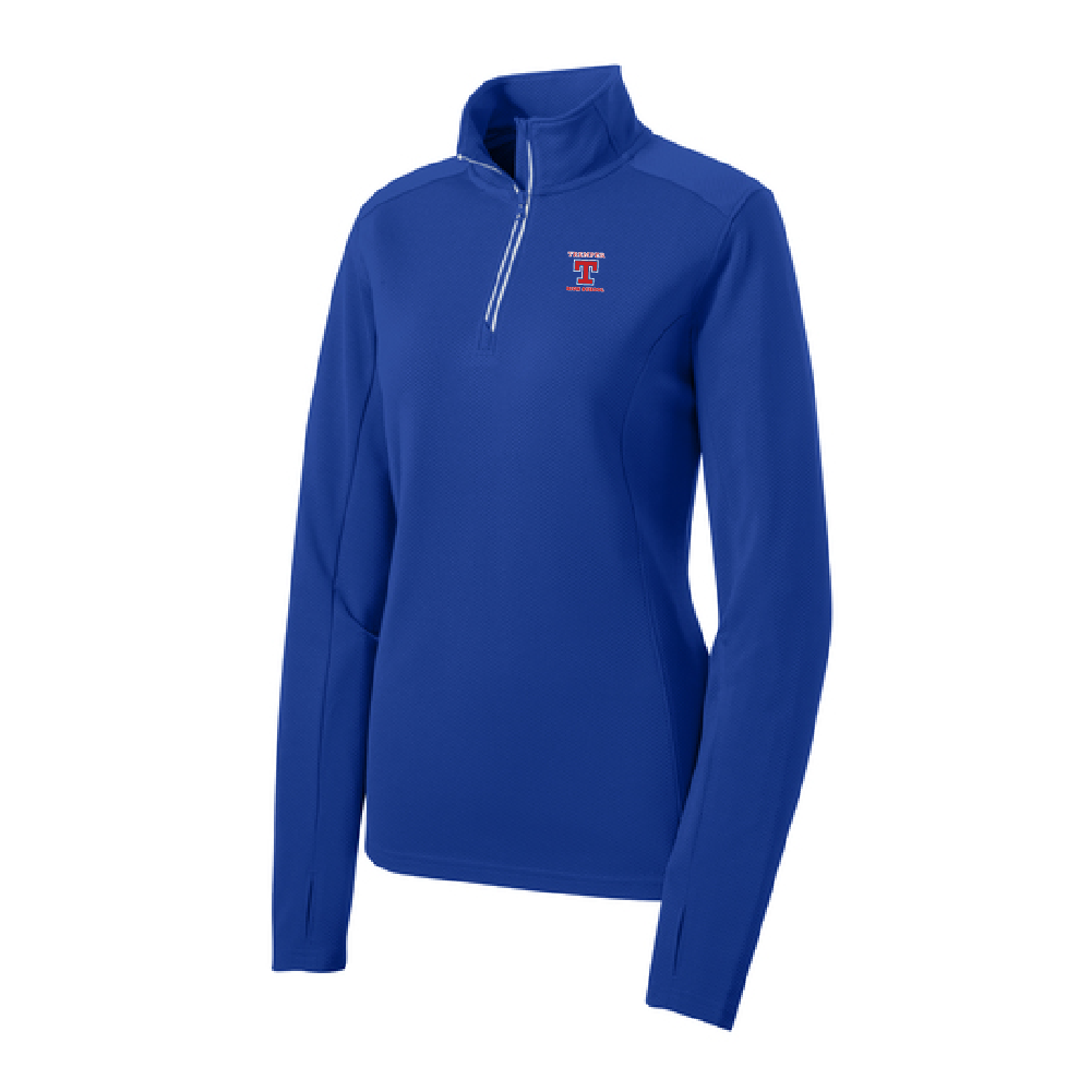 Tremper Ladies Textured ¼ Zip