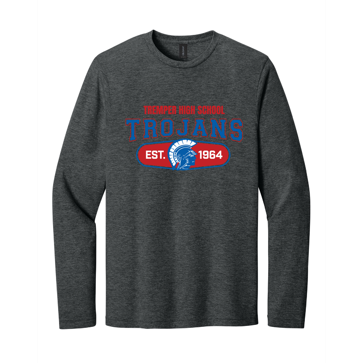 Tremper Trojans Original Adult Softstyle Long Sleeve Tee