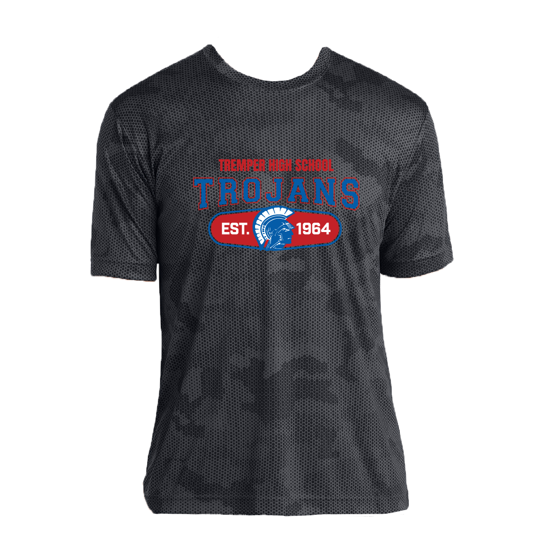 Tremper Trojans Original Adult CamoHex Tee
