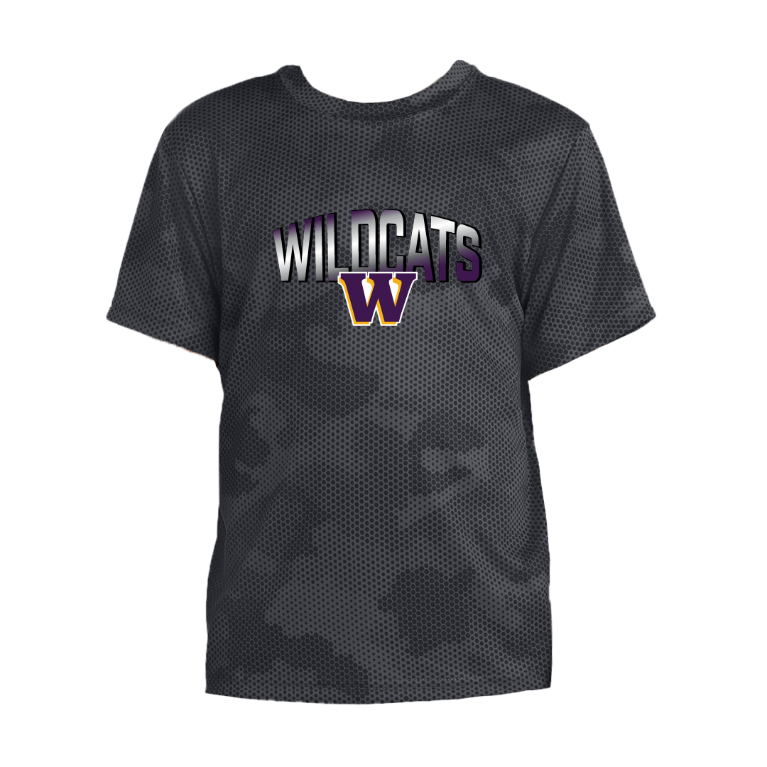 Washington Wildcats YOUTH CamoHex Tee