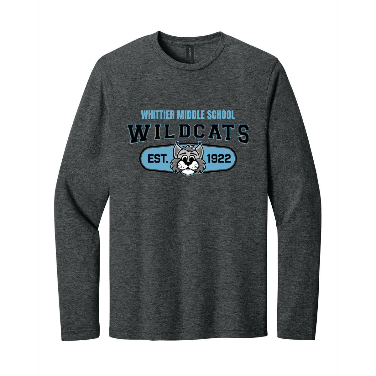 Whittier Wildcats Original Adult Softstyle Long Sleeve Tee