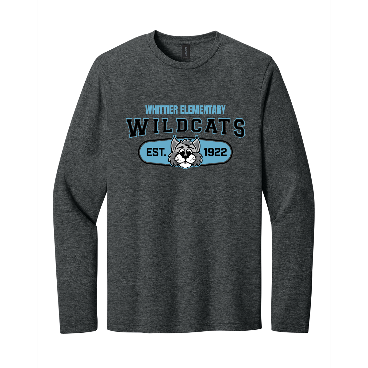 Whittier Wildcats Original Adult Softstyle Long Sleeve Tee