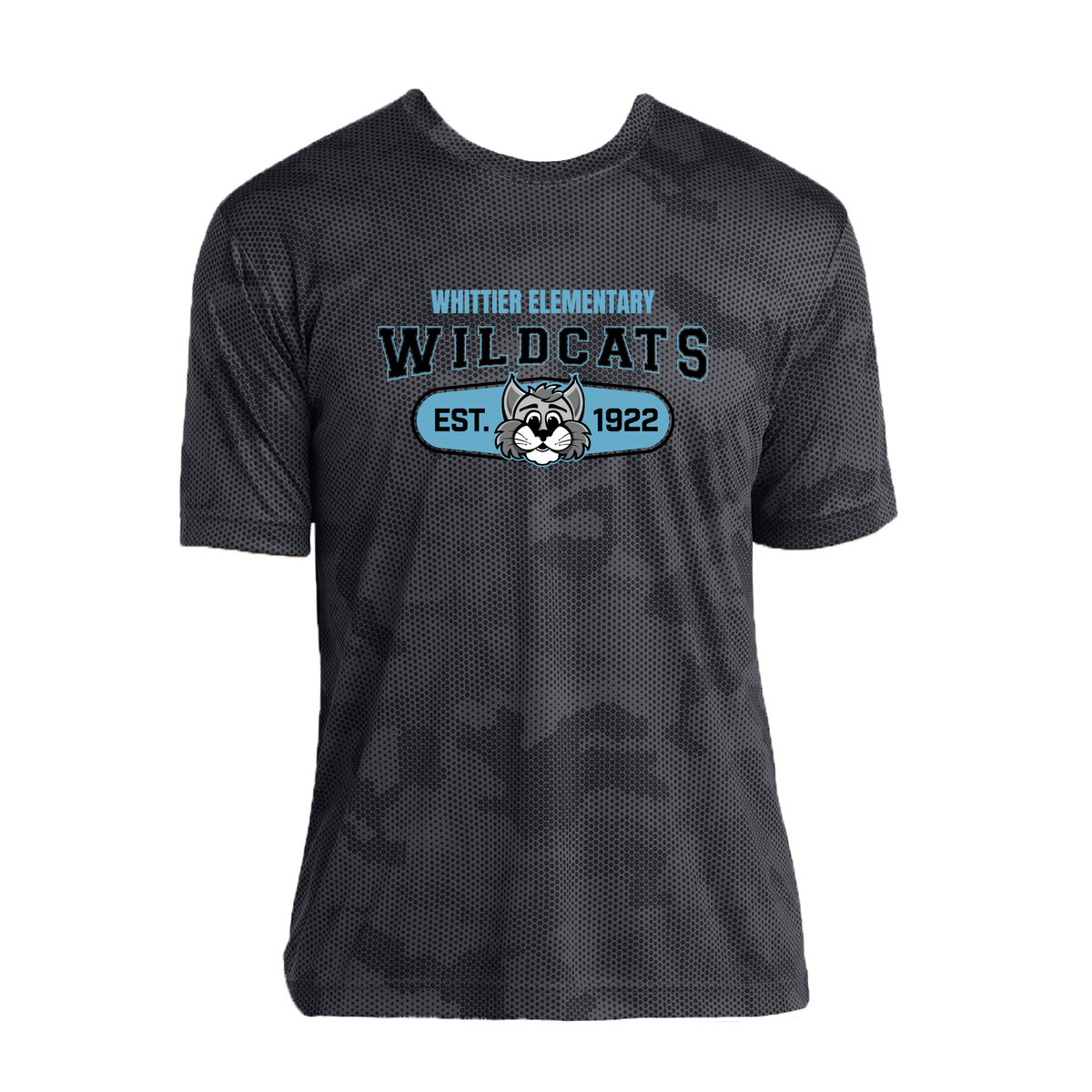 Whittier Wildcats Original Adult CamoHex Tee