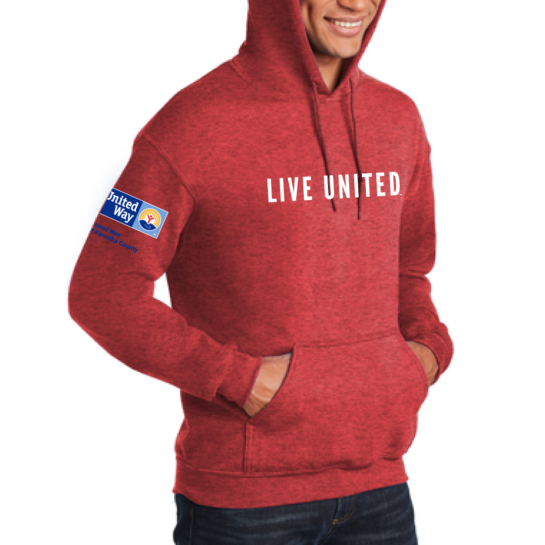 UWKC Adult Live United Essential Hooded Sweatshirt (4 colors)