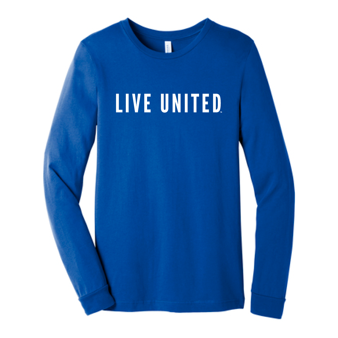 UWKC Adult Live United Jersey Long Sleeve Tee (4 colors)