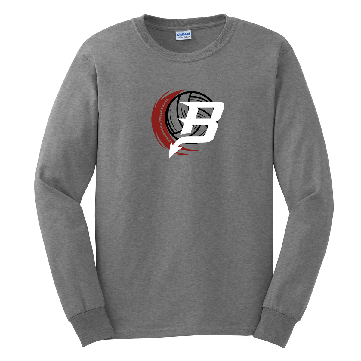 Bradford Volleyball B Adult Essential Long Sleeve T-Shirt