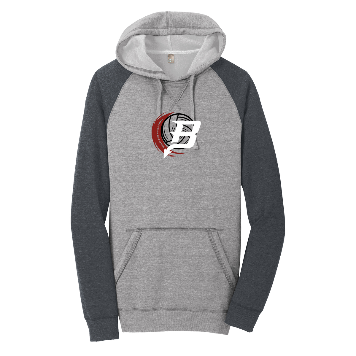 Bradford Volleyball B Adult Raglan Hoodie