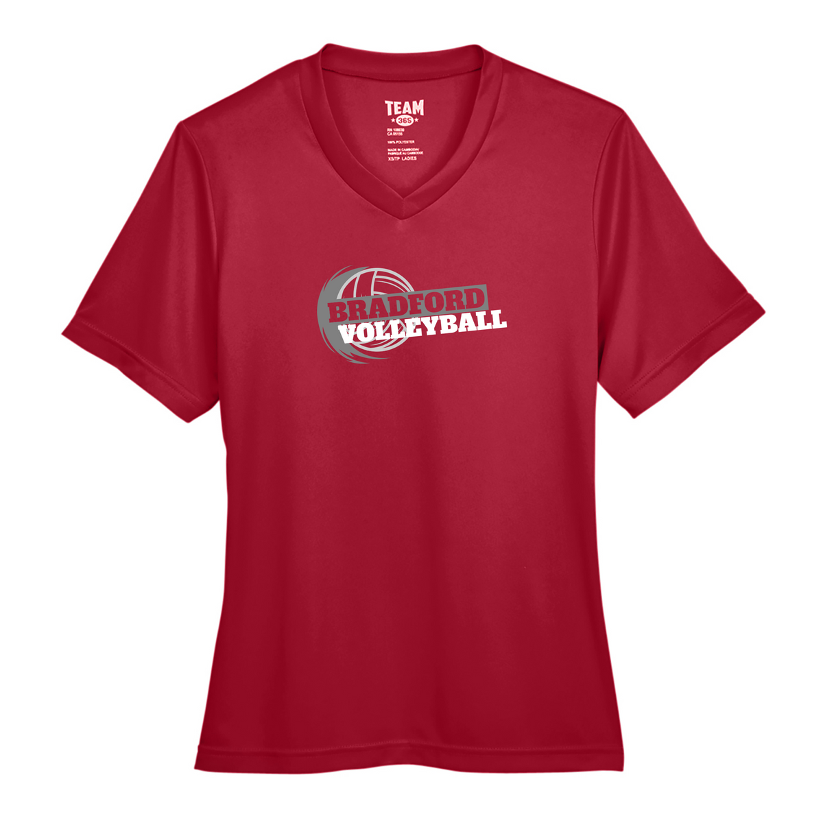 Bradford Volleyball Ladies Performance V-Neck T