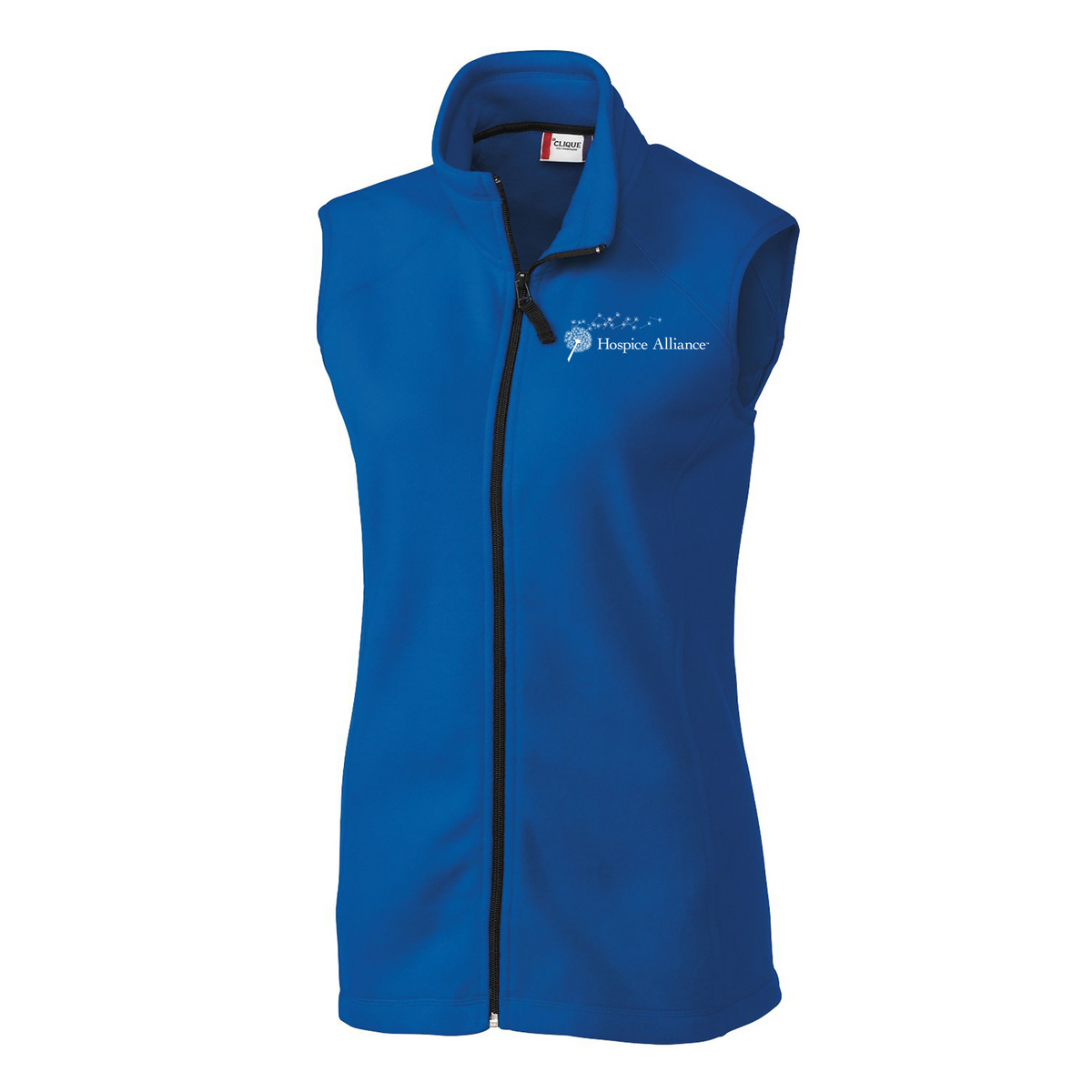 Hospice Alliance Ladies Microfleece Vest - Royal