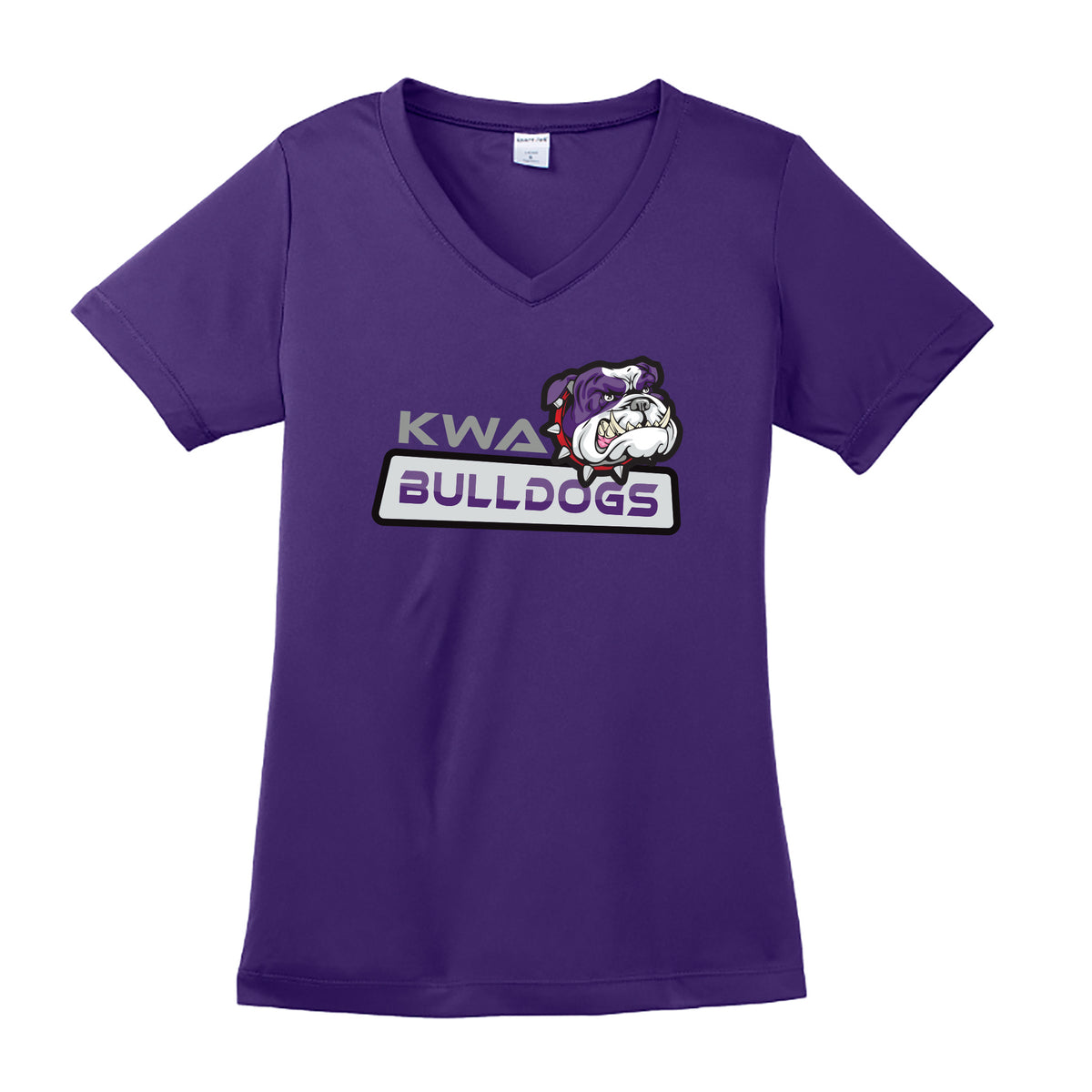 KWA Ladies Performance Bulldogs V-Neck T-Shirt (3 Colors)