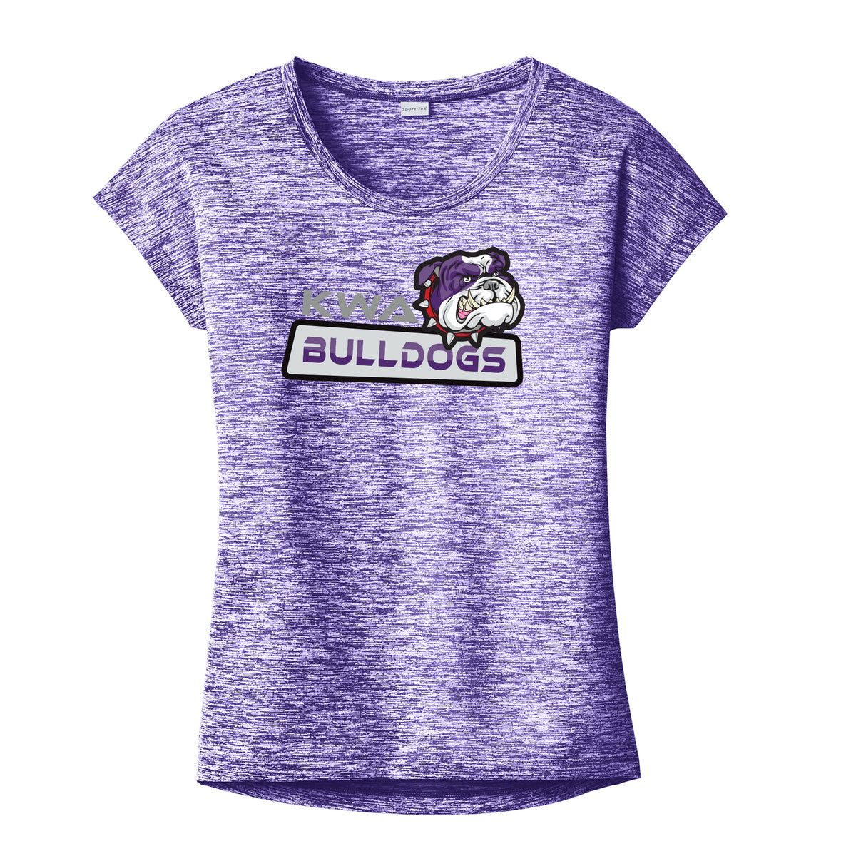 KWA Ladies Performance Electric Heather Bulldogs T-Shirt (2 Colors)