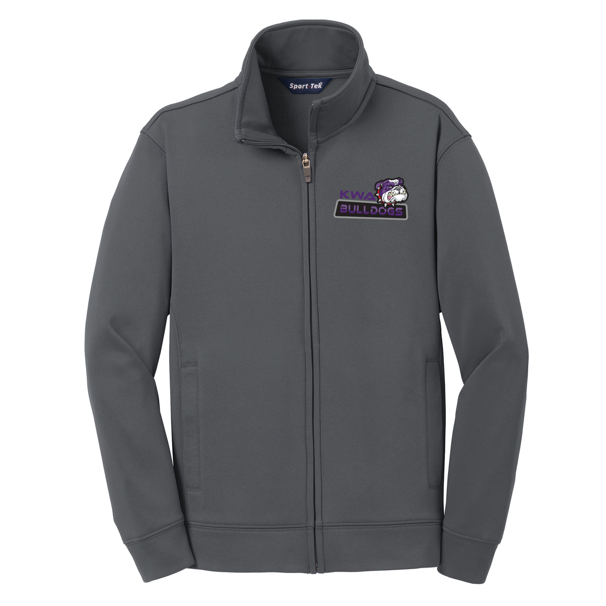 KWA YOUTH Sport-Wick® Fleece Bulldogs Full-Zip Jacket (2 Colors)