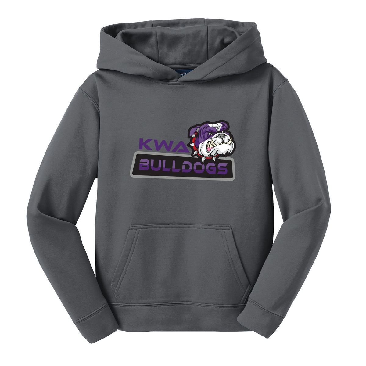 KWA YOUTH Sport-Wick® Fleece Bulldogs Hoodie (2 Colors)