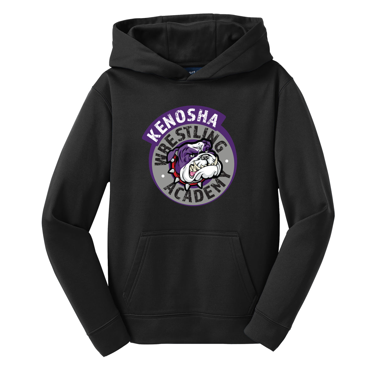 KWA YOUTH Sport-Wick® Fleece Medallion Hoodie (2 Colors)