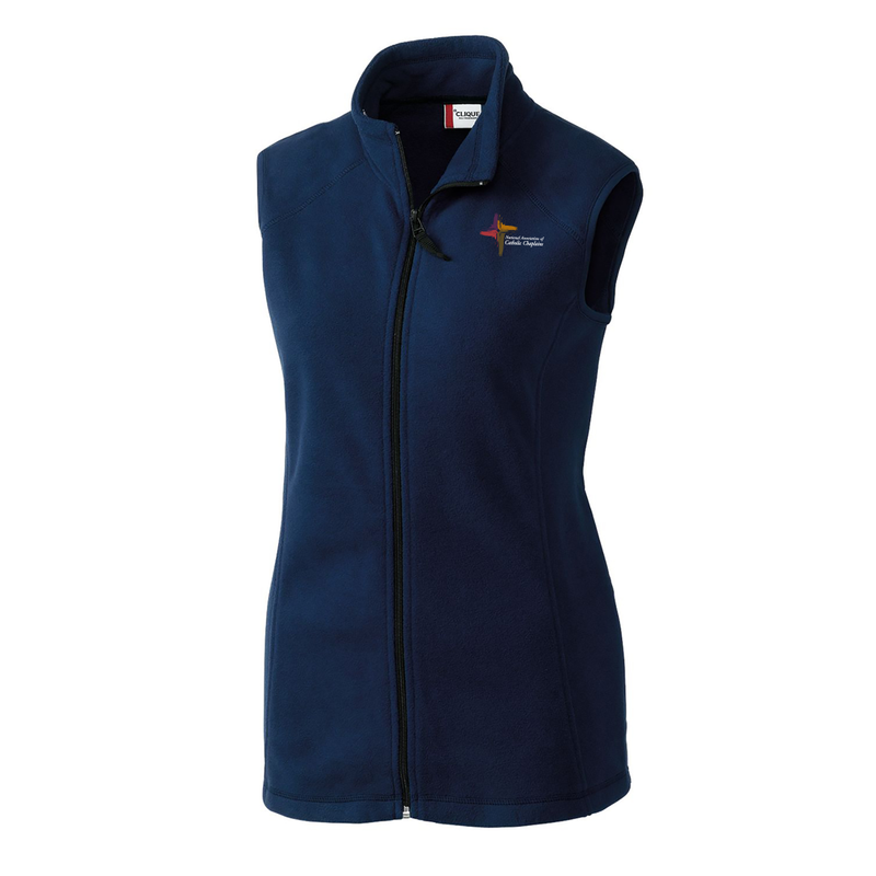 NACC Ladies Full Zip Microfleece Vest (2 colors)