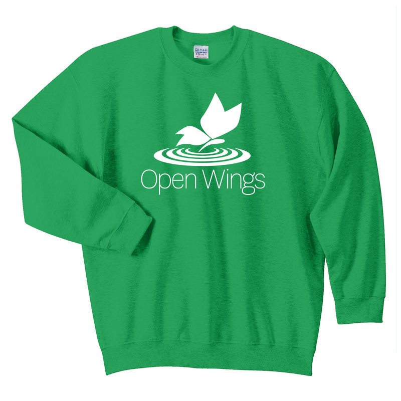 Open Wings Adult Essential Crew Neck Sweatshirt