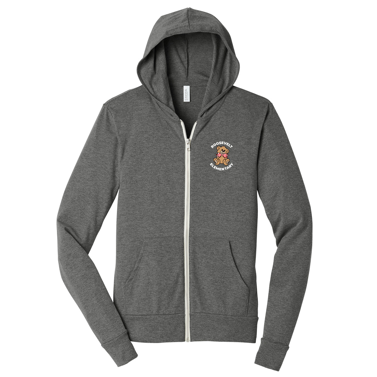 Roosevelt Adult Lightweight Zip Hoodie
