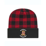Roosevelt Plaid Knit Cap with Cuff