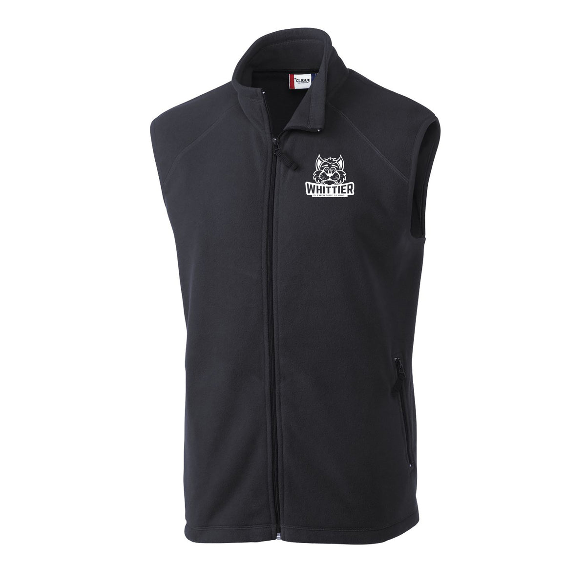 Whittier Adult Full Zip Microfleece Vest (2 colors)