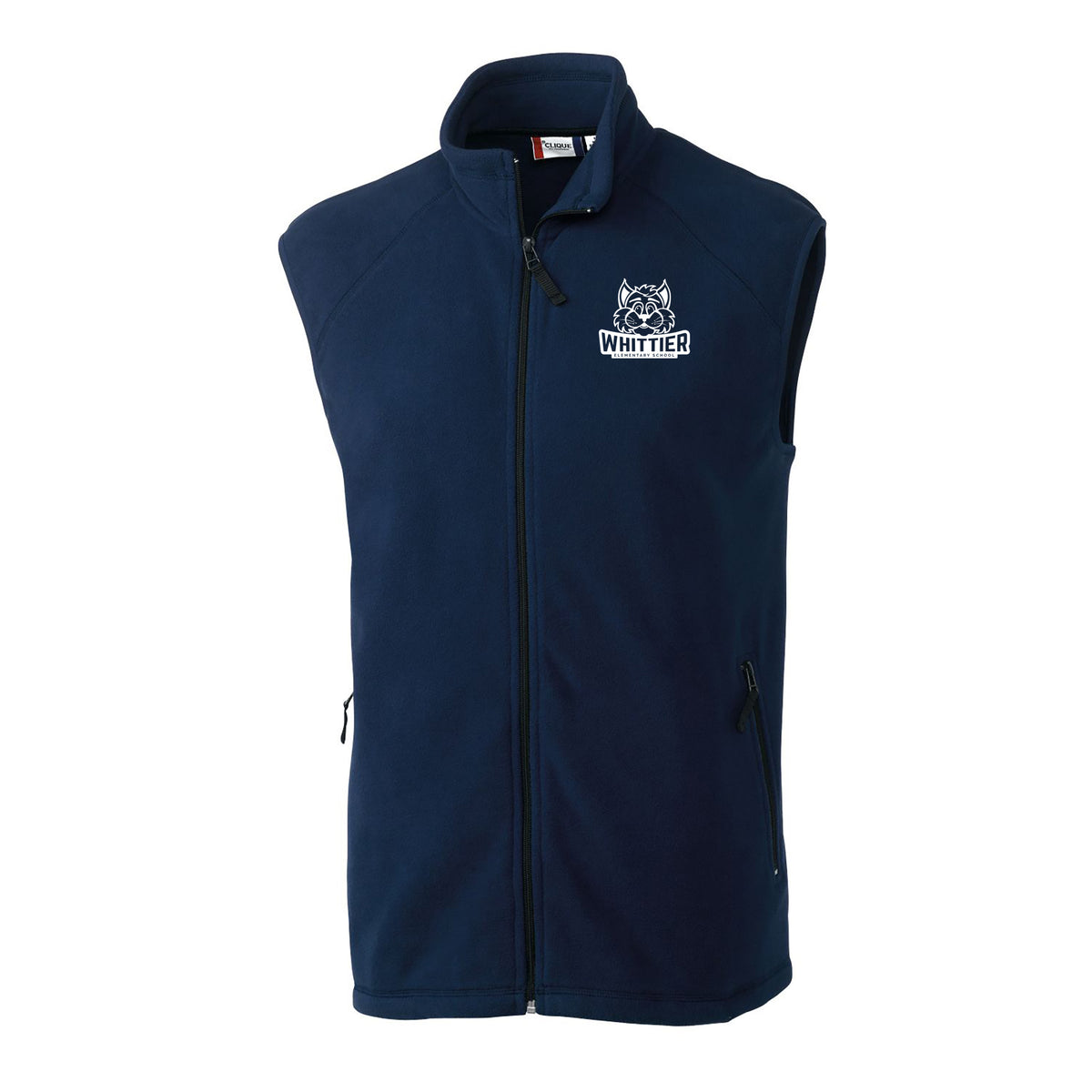 Whittier Adult Full Zip Microfleece Vest (2 colors)