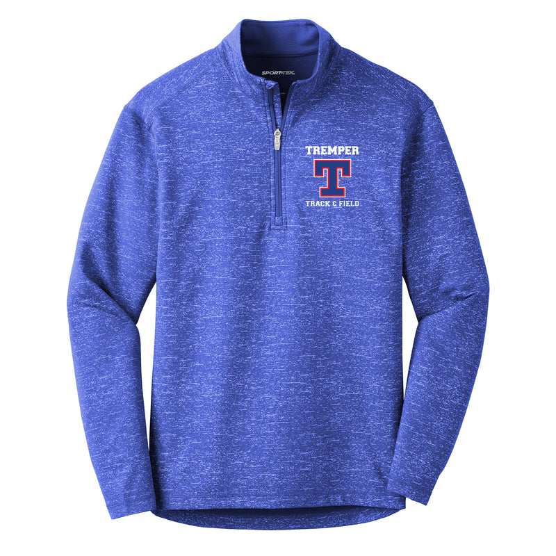 Tremper Track Adult Sport-Wick Reflective Heather 1/2 Zip Pullover