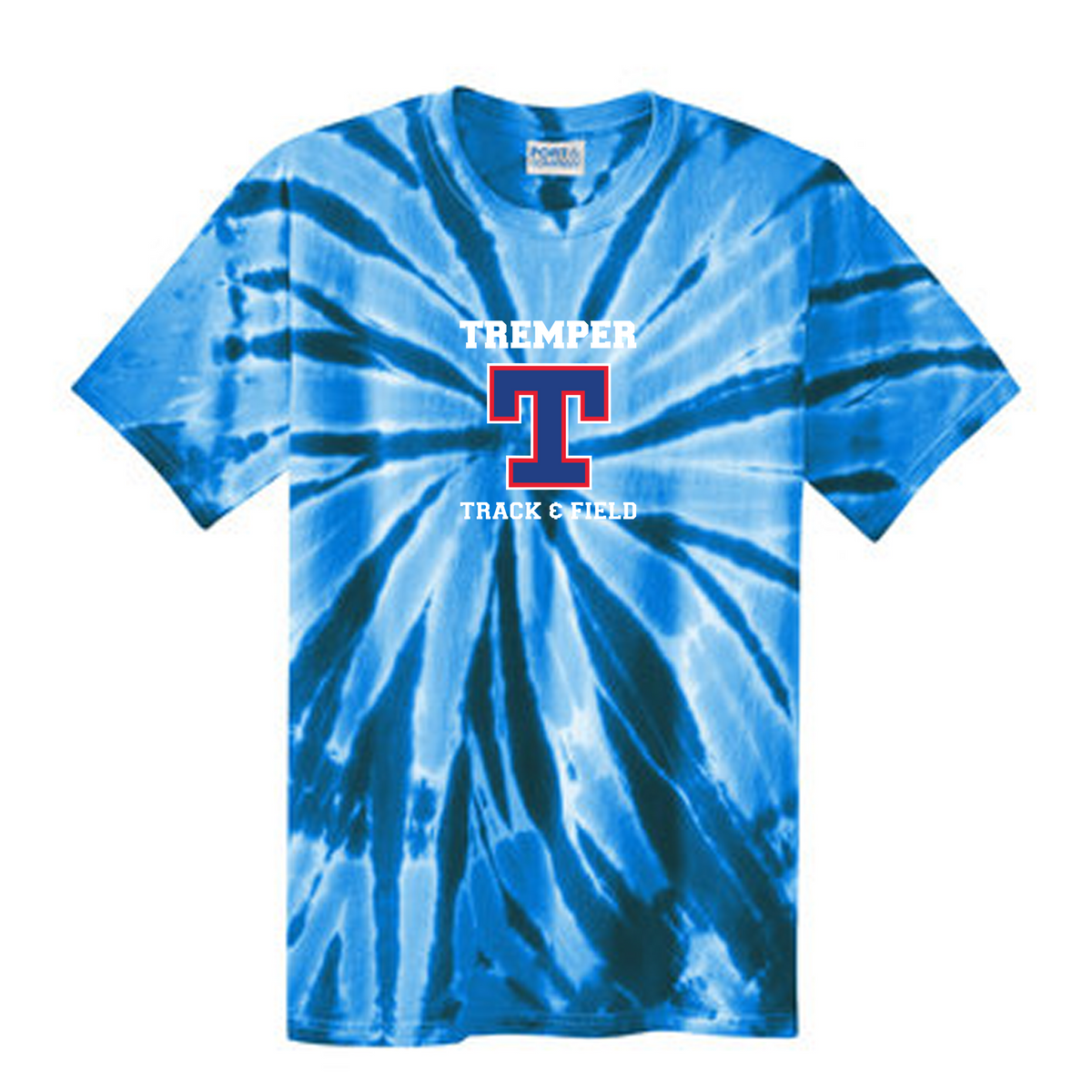 Tremper Track Adult Short Sleeve Tie Dye