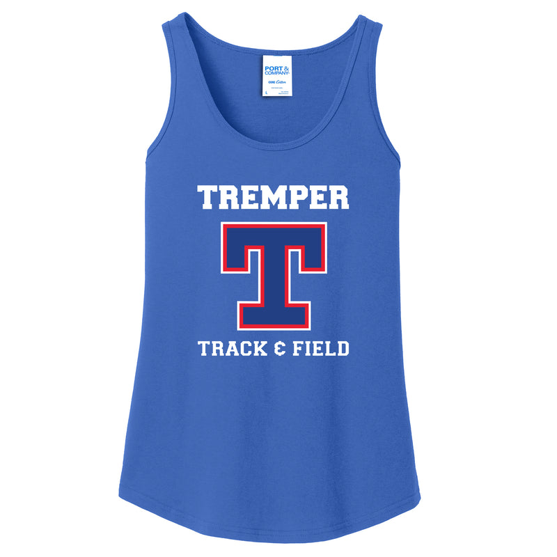 Tremper Track Ladies Essential Big T Tank (2 colors)