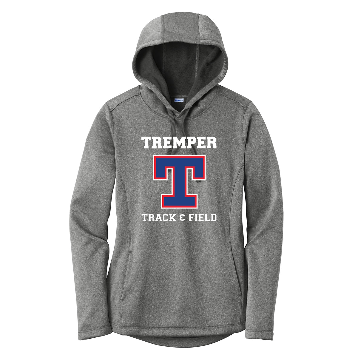 Tremper Track Ladies Heathered Sport-Wick Fleece Hoodie (3 colors)